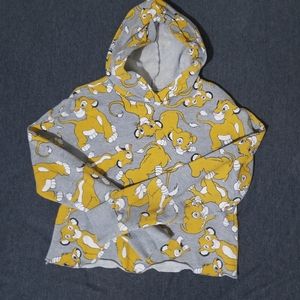 Lion King Simba Crop Hoodie